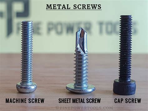 wood screws versus sheet metal